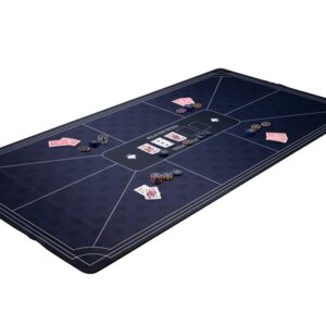 Pokerkleed - 180 x 90 cm – Blauw